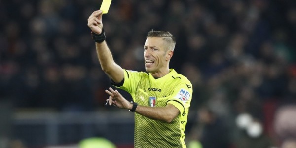 意甲第21轮裁判：马萨执法卡利亚里尤文 迪贝洛执法乌迪内斯国米